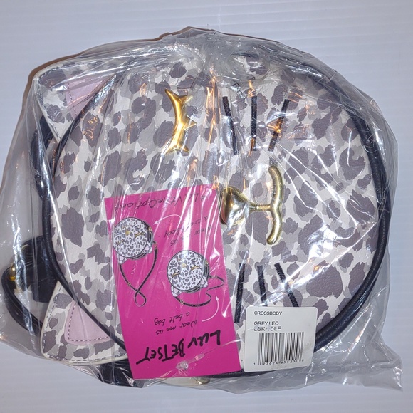 ๐บLUV BETSEY Leopard Kitty ๐บ 2 in 1 Bag (LBKHOLE) in Gray - Picture 8 of 11